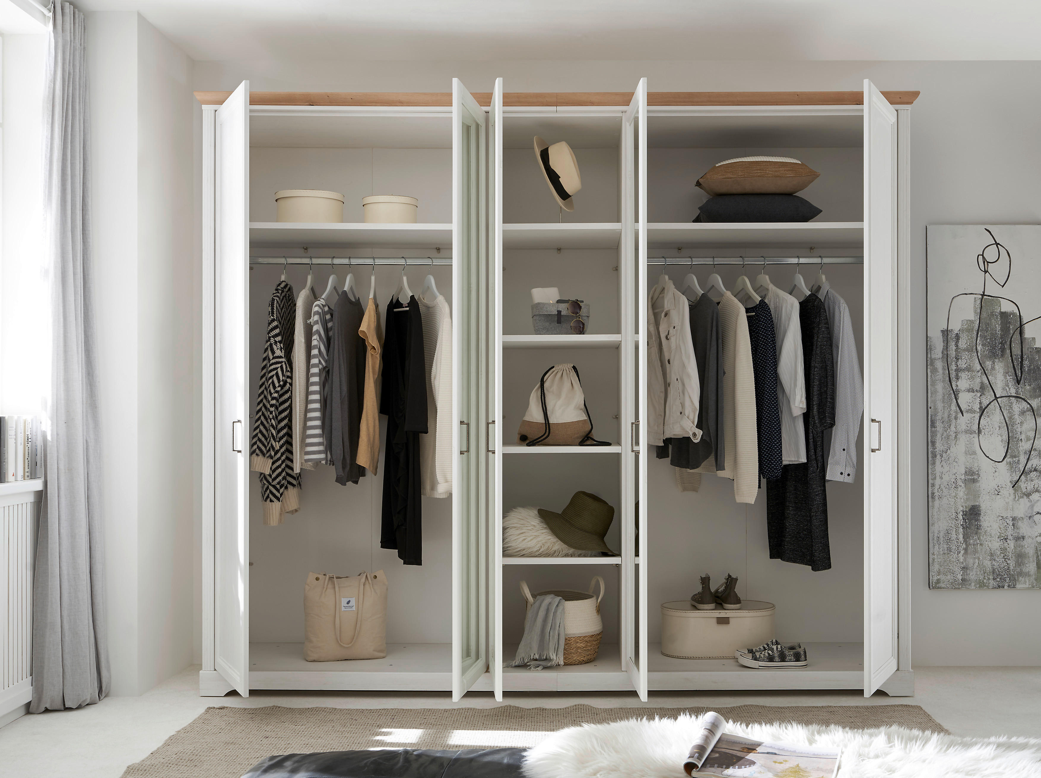 Kleiderschrank Jasmin  B/H/T: ca. 266x220x64 cm Jasmin - (266,00/220,00/64,00cm)