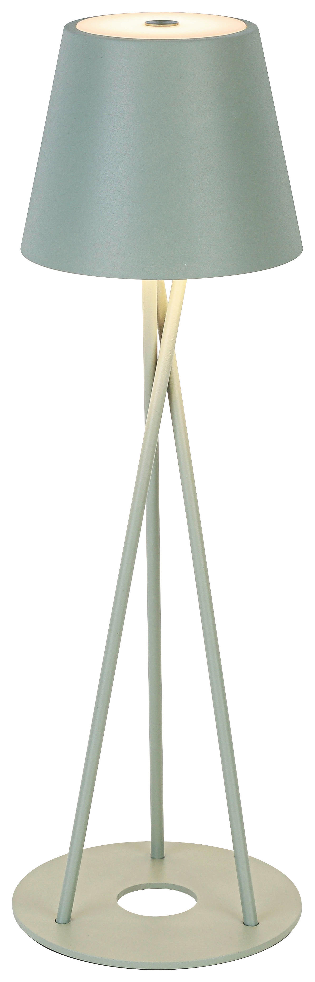 Tischleuchte lindgrün H/D: ca. 36x11 cm Akku-Tischleuchte_Malmö lindgrün - lindgrün (11,00/36,00cm) - Nolo Lighting