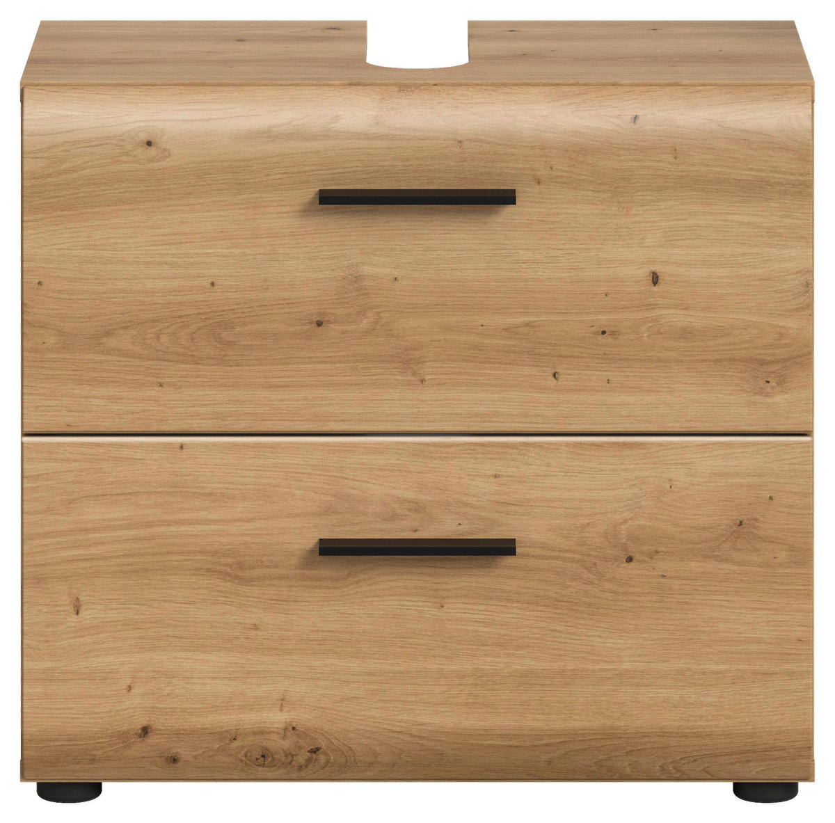 Waschbeckenunterschrank Ice Artisan Oak Nachbildung B/H/T: ca. 60x54x60 cm Ice - (60,00/54,00/60,00cm) - xonox.home