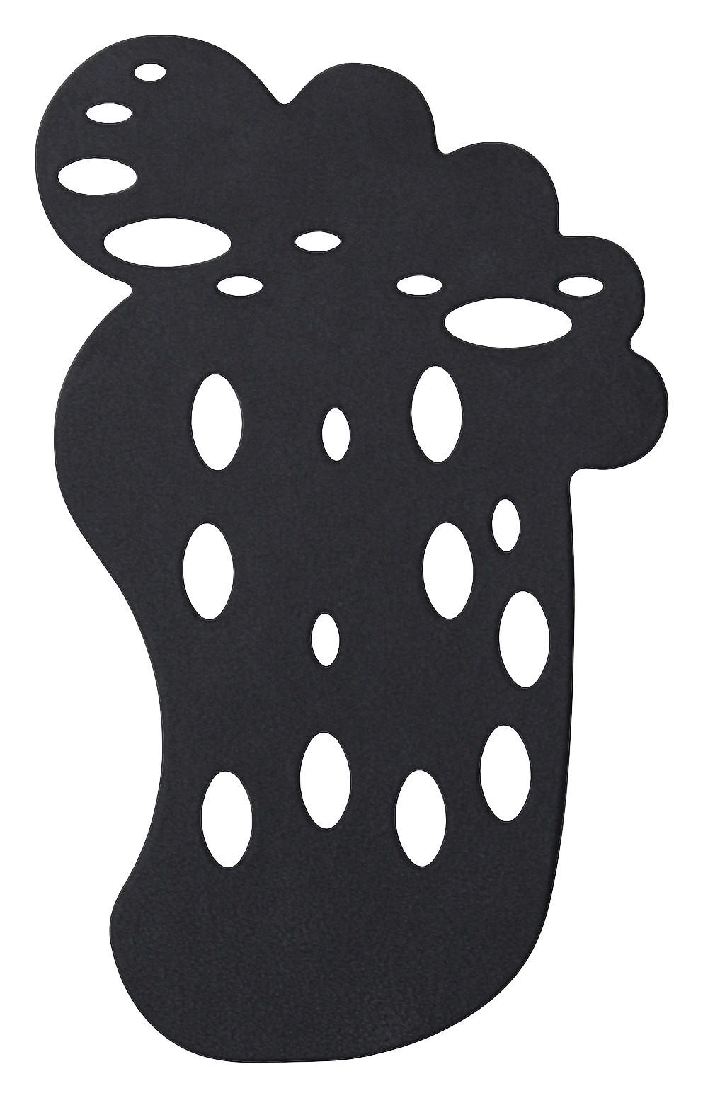Anti-Rutschfiguren anthrazit Kunststoff Anti-Rutsch-Figur_Fuß_6erSet anth - anthrazit (11,00/13,00cm) - Acus