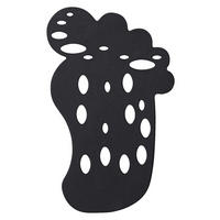 Anti-Rutschfiguren anthrazit Kunststoff Anti-Rutsch-Figur_Fuß_6erSet anth - anthrazit (11,00/13,00cm) - Acus