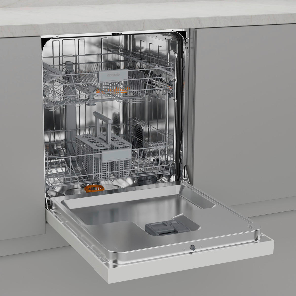 Gorenje Geschirrspüler GU642D90W weiß B/H/L: ca. 59,9x84,5x59,7 cm Geschirrspüler GU642D90W - weiß (59,70/59,90/84,50cm) - Gorenje