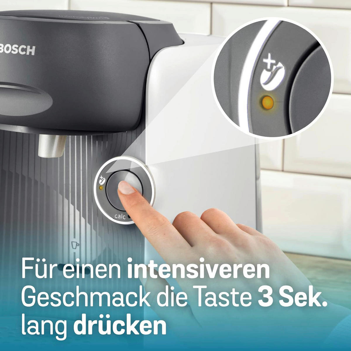 Bosch Kapselmaschine Tassimo Finesse TAS16B4 weiß Kunststoff B/H/T: ca. 15,7x26,5x36,6 cm Tassimo Finesse - weiß/grau (15,70/26,50/36,60cm) - Bosch