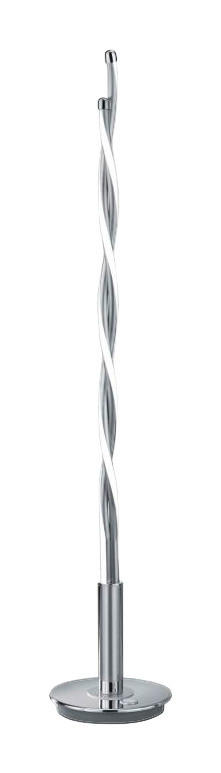 Näve Leuchten LED Tischleuchte NV3142042 silber Aluminium B/H/L: ca. 16x85x16 cm null 1 Brennstellen Twist - silber (16,00/16,00/85,00cm) - Näve Leuchten