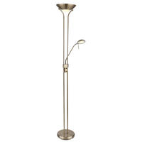 GLOBO LED-Deckenfluter altmessing Metall H/D: ca. 180x25,5 cm LEONAS - altmessing (25,50/180,00cm) - GLOBO