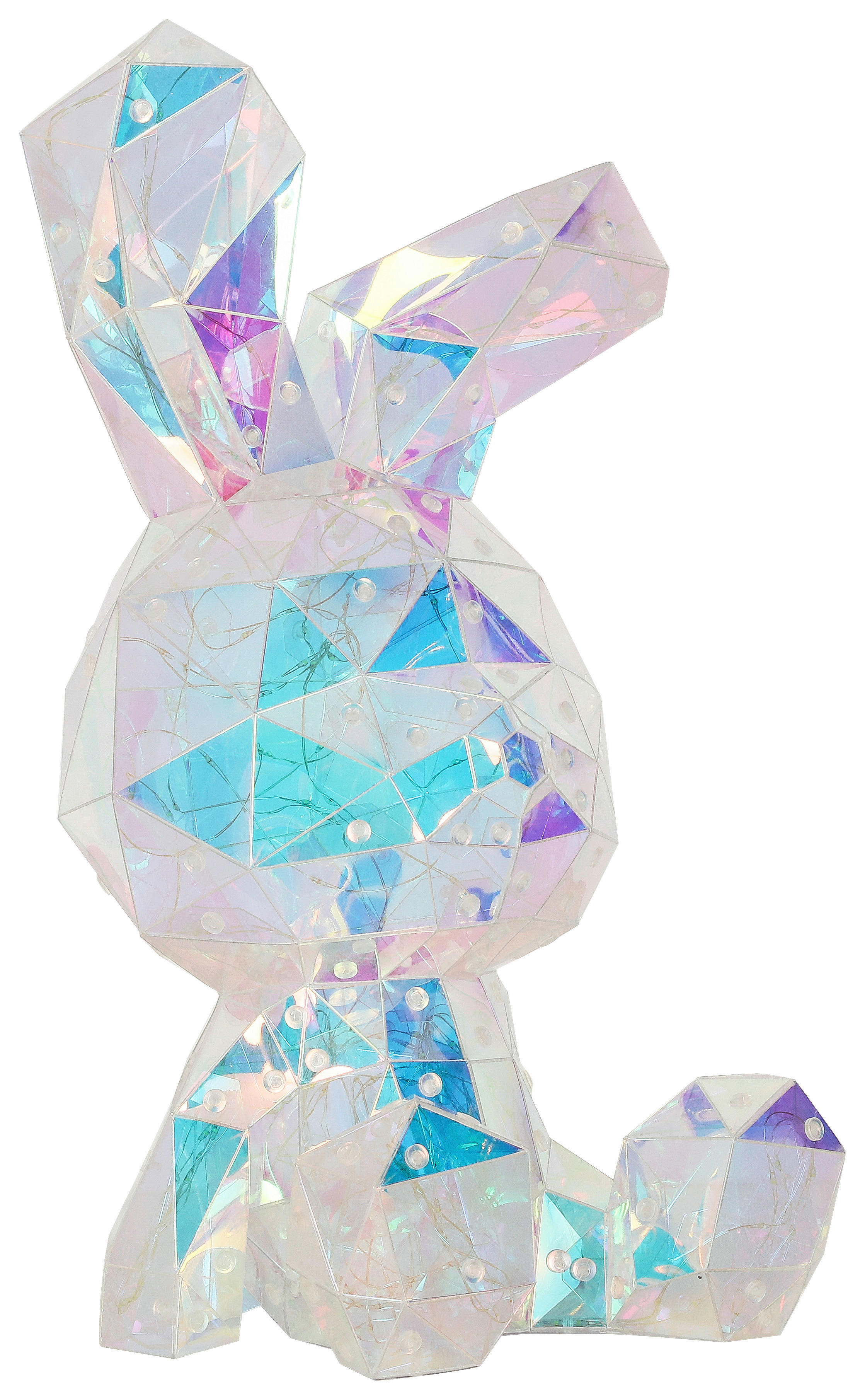 Nolo LED-Dekoleuchte transparent B/H/L: ca. 20x20x41 cm LED-Dekoleuchte_Hase - transparent (41,00/20,00/20,00cm) - Nolo