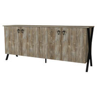 Sideboard Zeth Eiche Nachbildung B/H/T: ca. 180x76,8x44,8 cm Zeth - Eiche (180,00/76,80/44,80cm) - moebel17