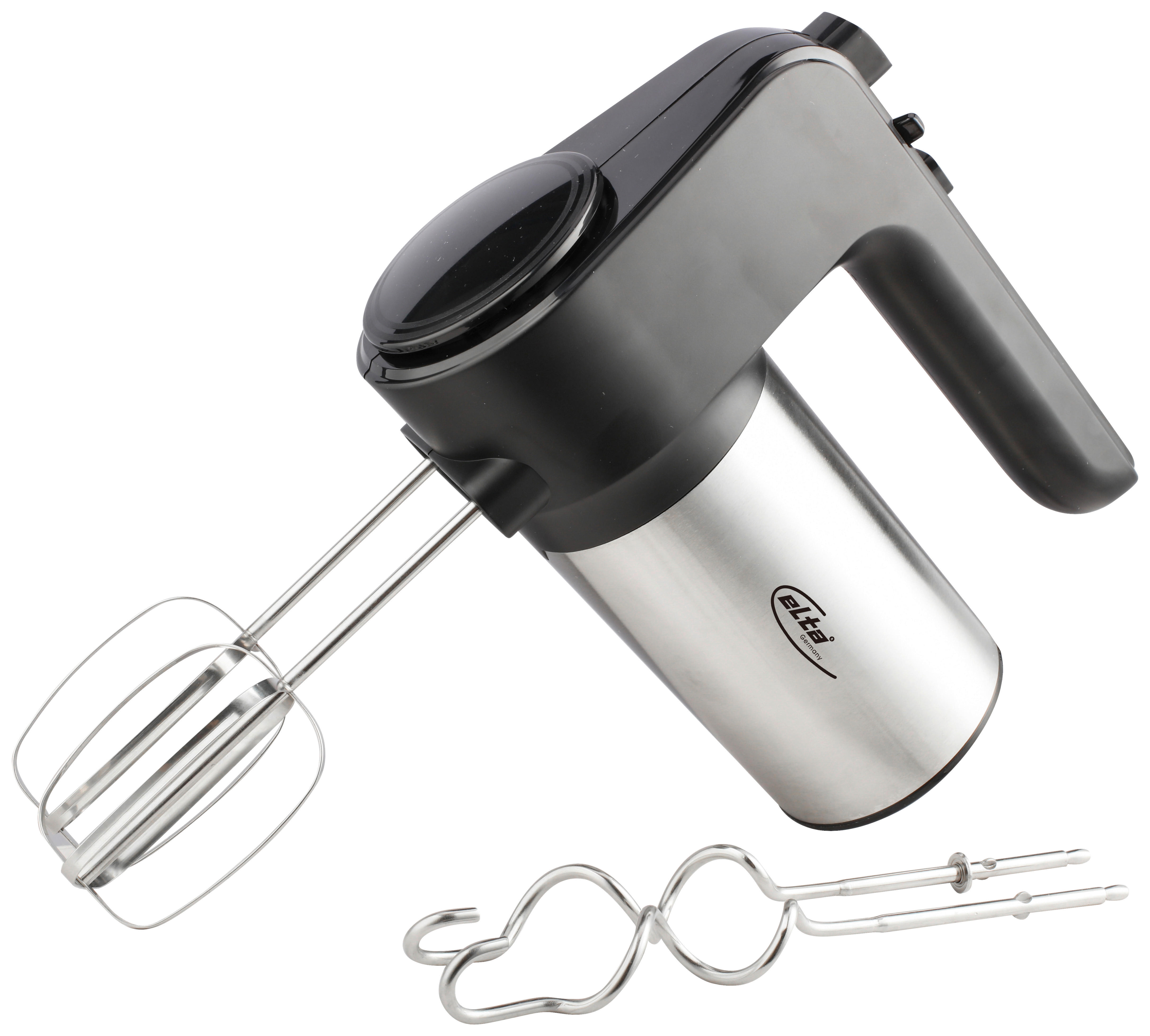 Elta Handmixer HM-4001E Edelstahl schwarz Handmixer - schwarz/Edelstahl - Elta