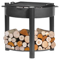 CookKing Feuerschale Montana 80 schwarz Stahl B/H/T: ca. 88x80x88 cm Montana 80 - schwarz (88,00/80,00/88,00cm) - CookKing