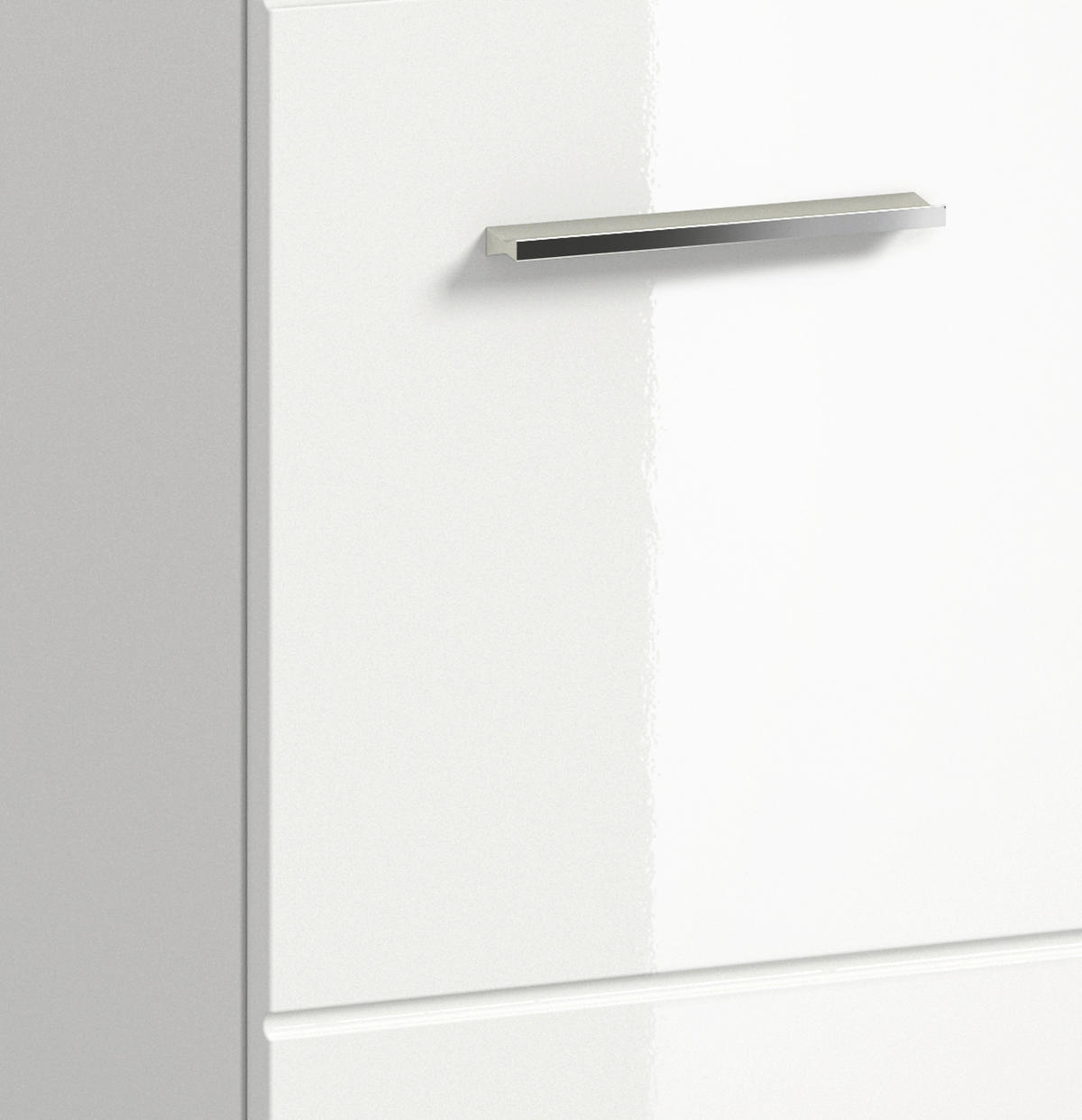 Badhochschrank ICE weiß weiß Hochglanz B/H/T: ca. 30x110x30 cm ICE - weiß (30,00/110,00/30,00cm) - xonox.home
