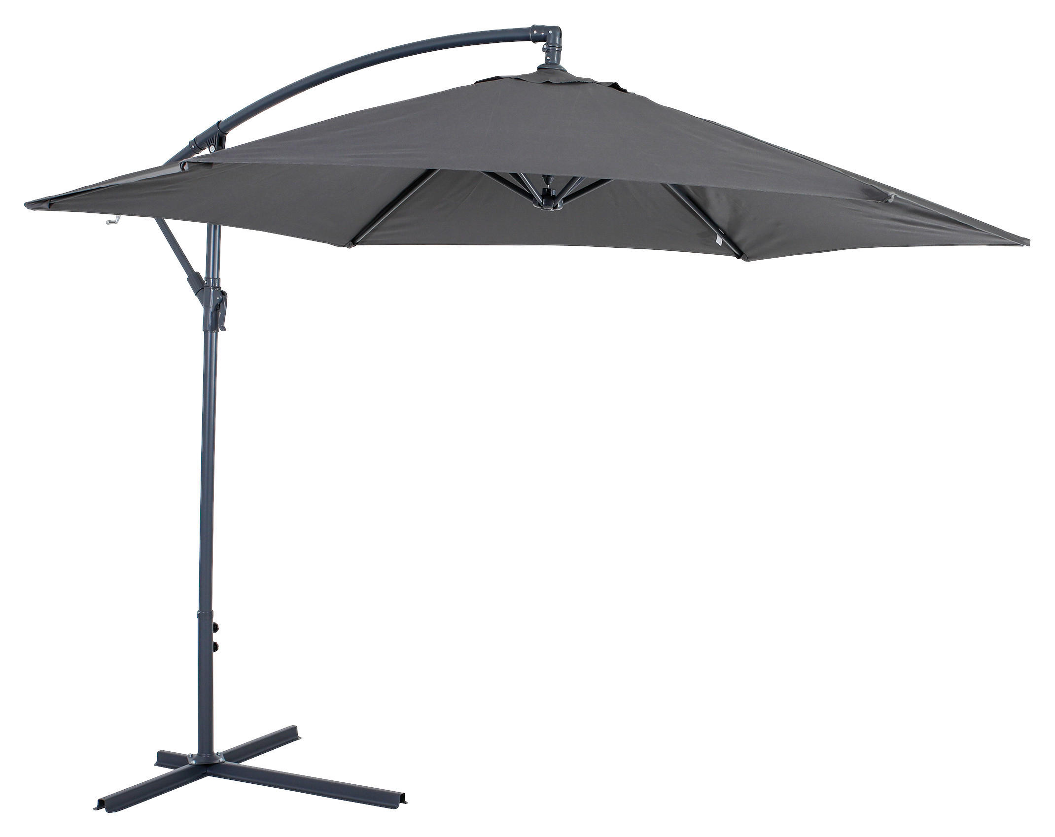 Greemotion Ampelschirm anthrazit Stahl B/H/L/D: ca. 182x16,5x25x300 cm Ampelschirm - anthrazit (25,00/182,00/16,50cm) - Greemotion