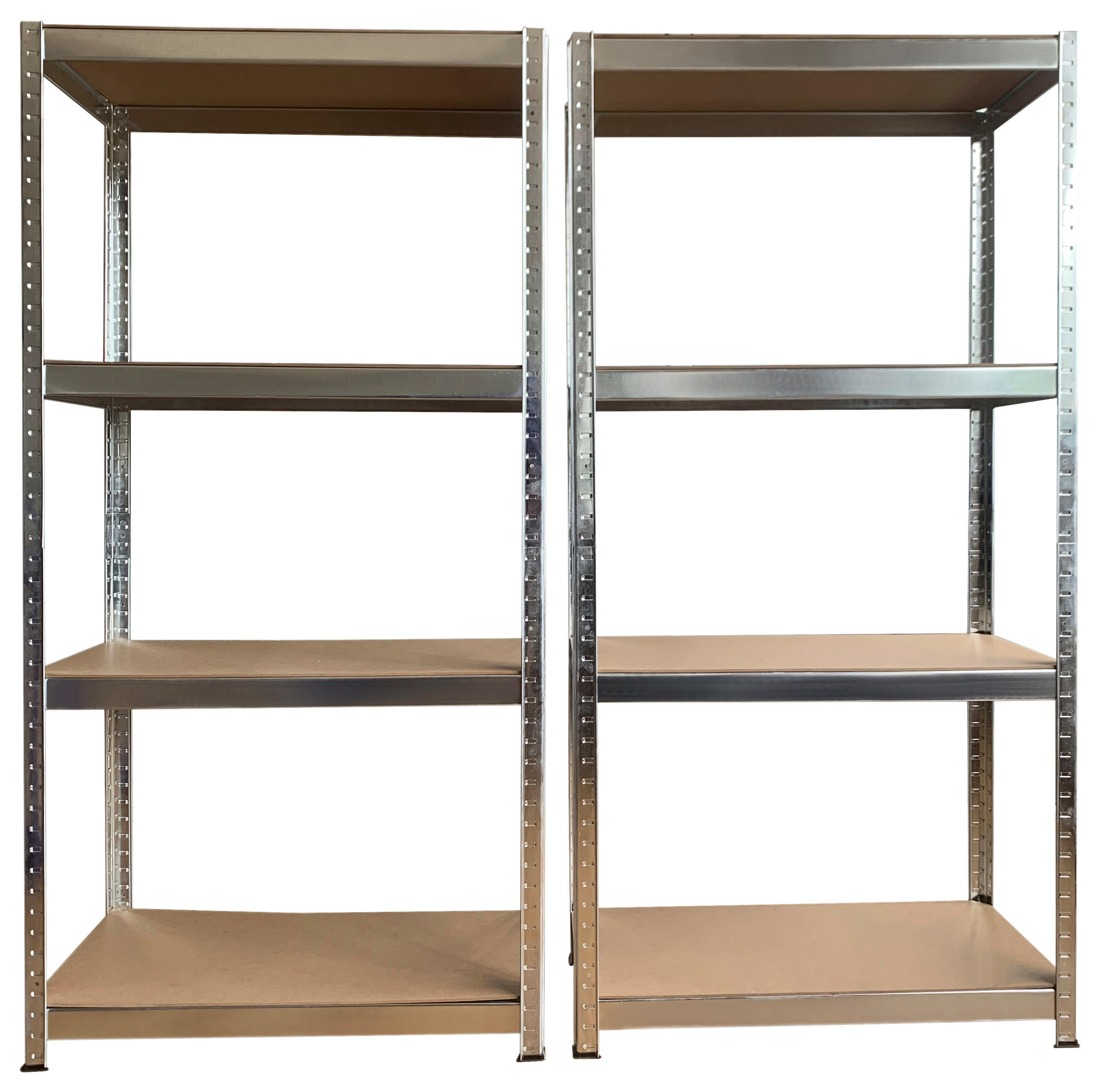 Schwerlaststeckregal 2er-Set verzinkt B/H/T: ca. 160x160x60 cm Schwerlaststeckregal 160x160x60cm V - verzinkt (160,00/160,00/60,00cm)