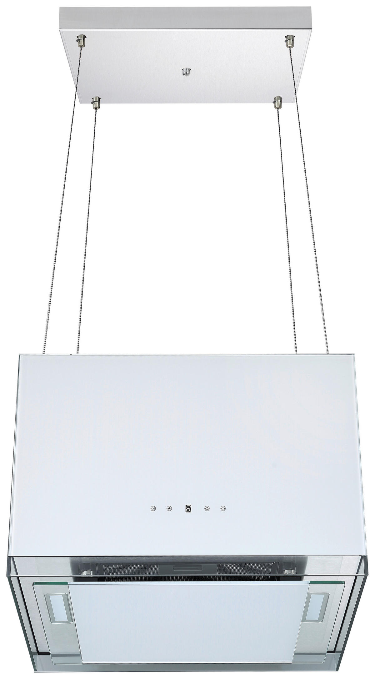Respekta Inselküche Gabriel weiß Hochglanz B/H/T: ca. 290x200x60 cm Gabriel - Eiche/weiß (290,00/200,00/60,00cm) - Respekta