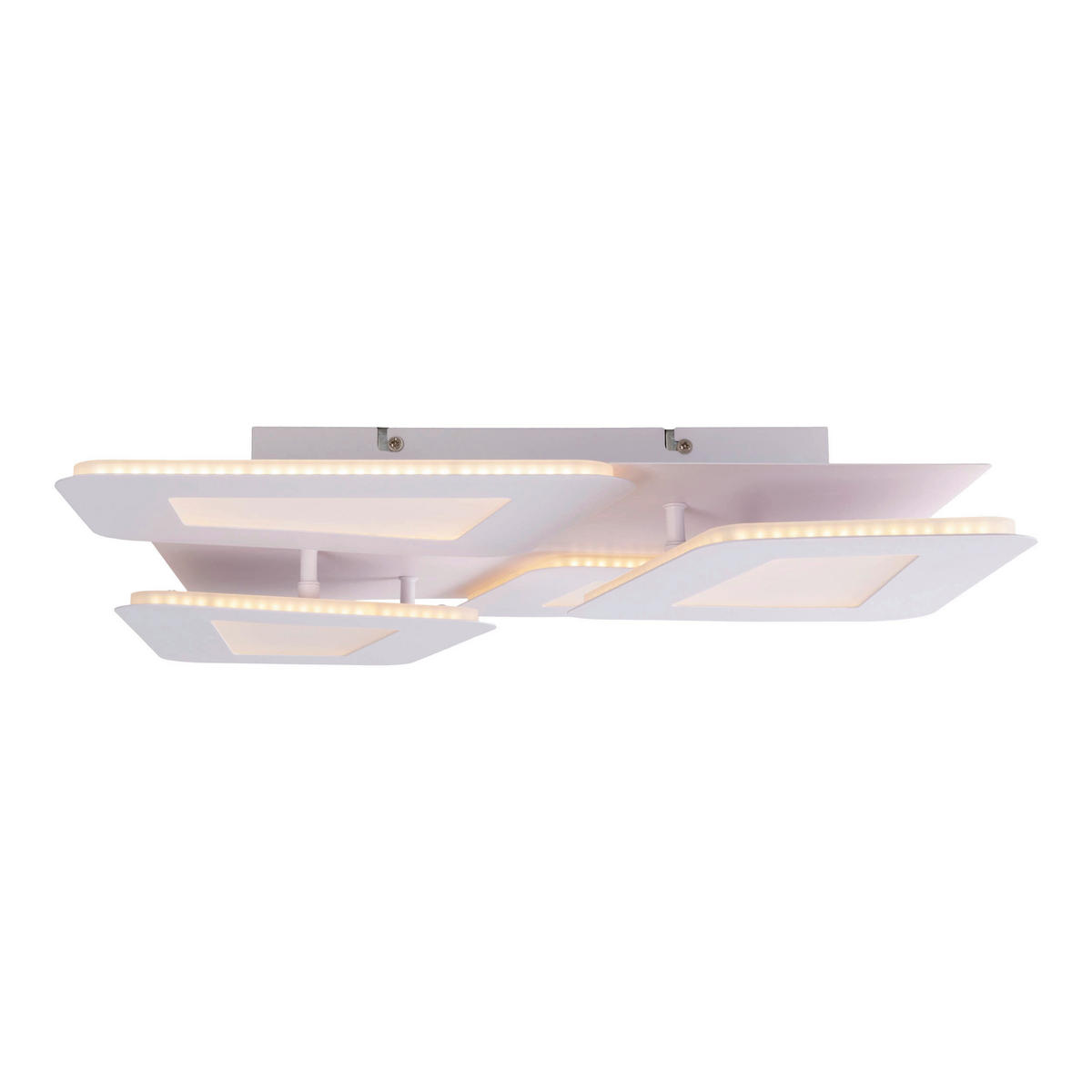Näve Leuchten LED-Deckenleuchte weiß Metall Kunststoff B/H/T: ca. 48x8x48 cm SIMEN - weiß (48,00/8,00/48,00cm) - Näve Leuchten
