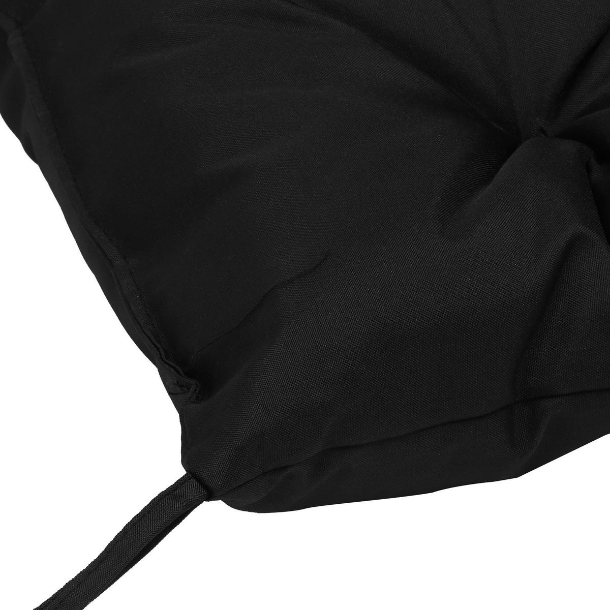 Outsunny Bankauflage schwarz Schaumstoff B/H/L: ca. 98x8x100 cm Bankauflage - schwarz (100,00/98,00/8,00cm) - Outsunny