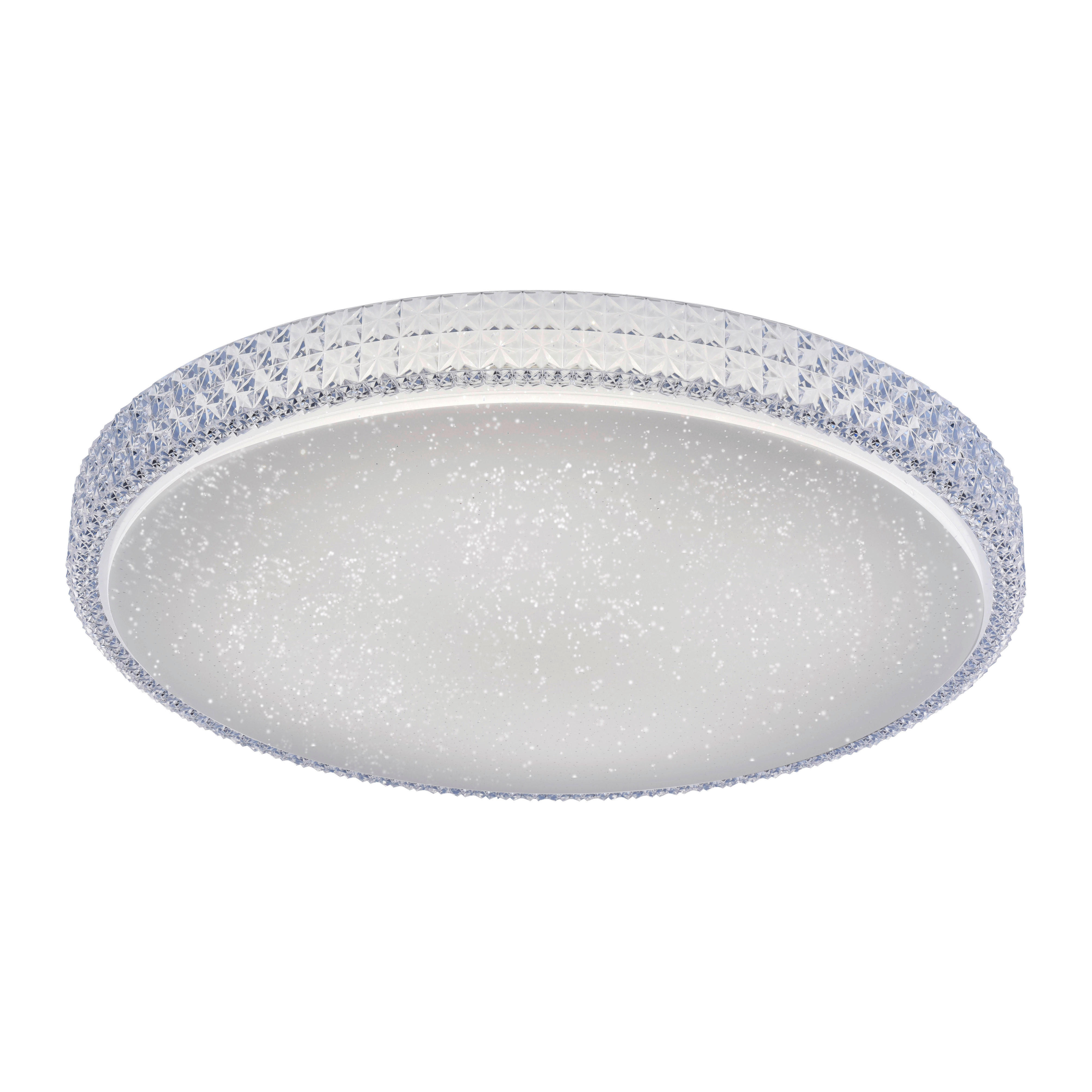 Just Light Deckenleuchte 14372-00 klar Acryl Metall H/D: ca. 11x60 cm LED-Deckenleuchte_CCT_Frida - klar (60,00/11,00cm) - Just Light