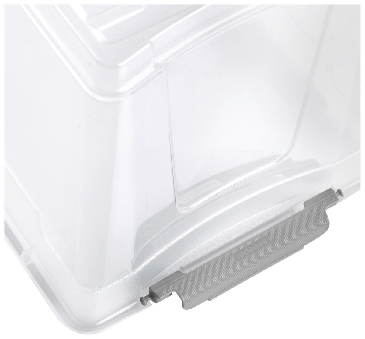 Aufbewahrungsbox transparent B/H/L: ca. 18,5x16x28,5 cm Clipbox_Leonie 5,4l - transparent (28,50/18,50/16,00cm)