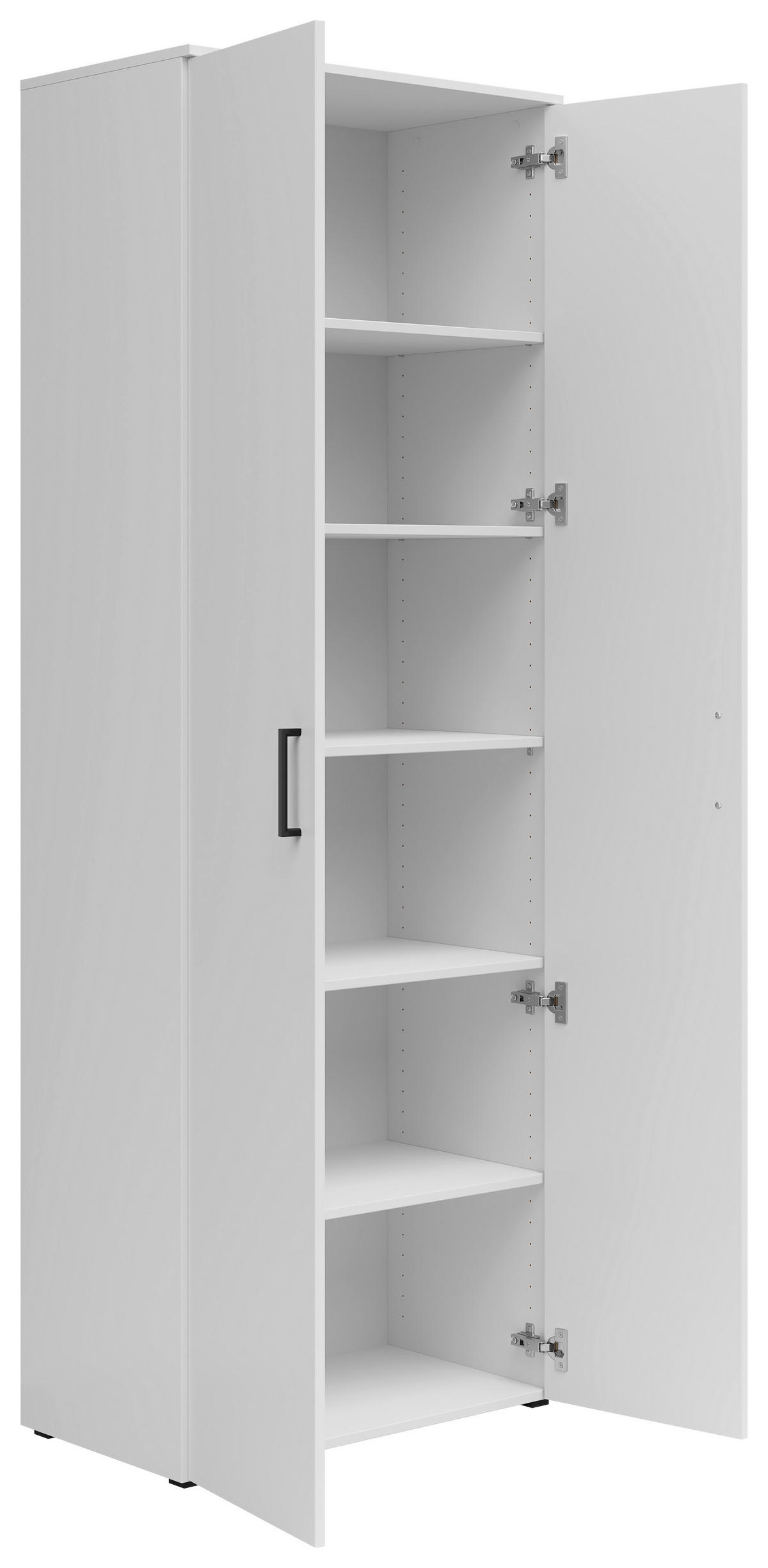 Schrank Multi-Stauraum Typ 52 weiß B/H/T: ca. 70x195x40 cm Multi-Stauraum Typ 52 - weiß (70,00/195,00/40,00cm)