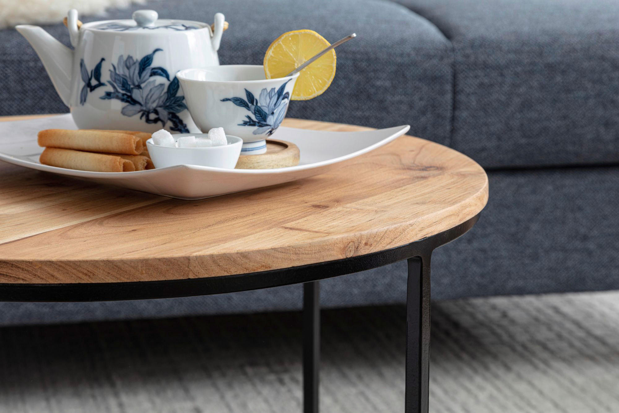Couchtisch braun B/H/T: ca. 60x43x60 cm Couchtisch - braun (60,00/43,00/60,00cm) - Wohnling