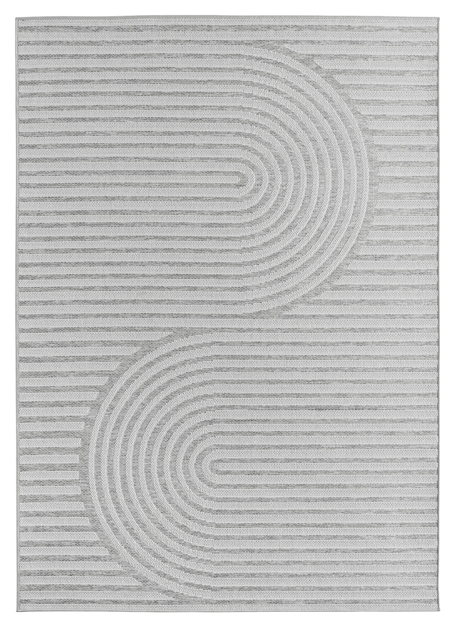 Ayyildiz Outdoorteppich DESERT grau B/L: ca. 160x230 cm DESERT - grau (160,00/230,00cm) - Ayyildiz
