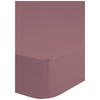 Baumwoll Spannbetttuch Satin Spannbetttuch-Satin 180x220cm - mauve (180,00/220,00cm) - HIP