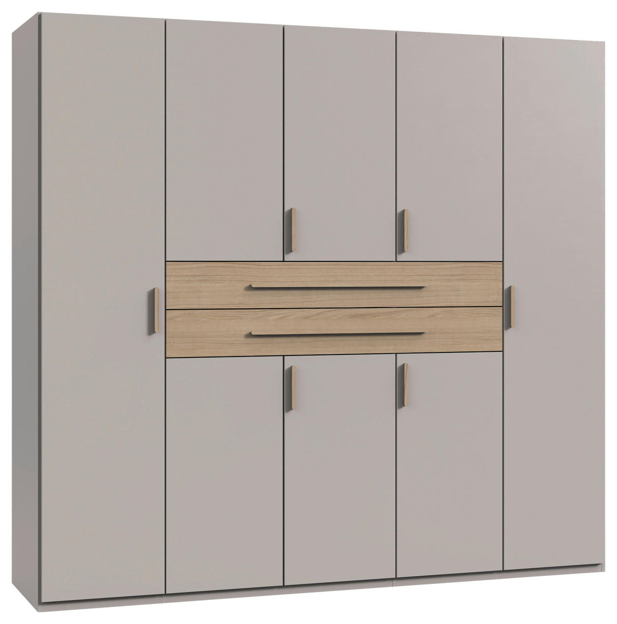 Kleiderschrank Digit Kaschmir B/H/T: ca. 225x208x65 cm Digit - Eiche/Kaschmir (225,00/208,00/65,00cm)