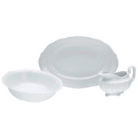CreaTable Servier-Set Maria Theresia weiß Porzellan Maria Theresia - weiß - CreaTable
