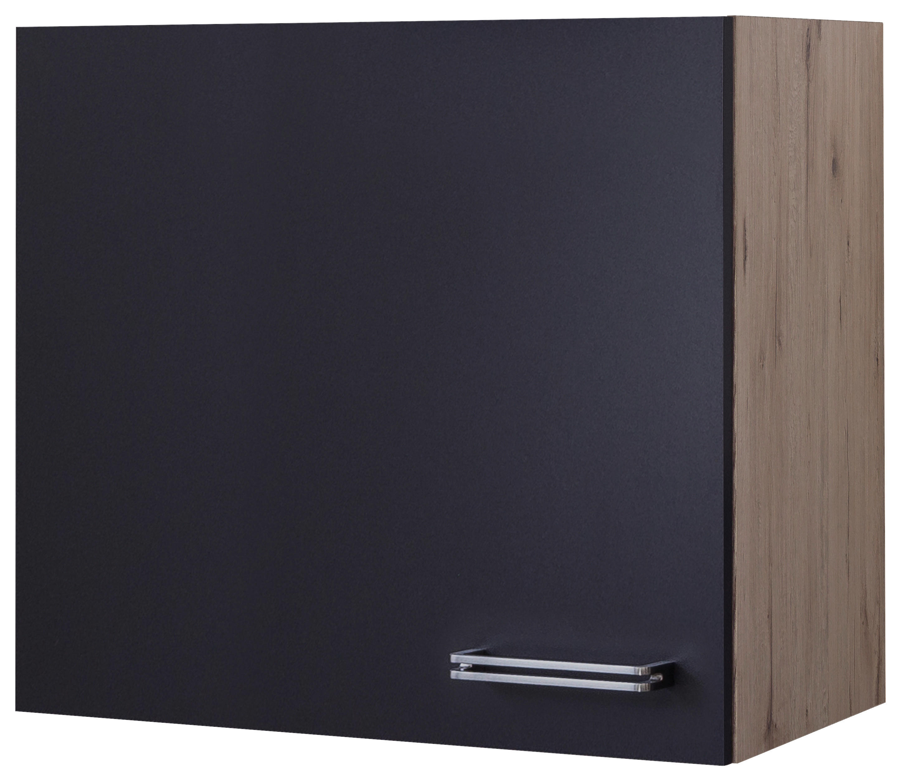 Hängeschrank Elva anthrazit strukturiert B/H/T: ca. 60x54,8x32 cm Elva - Eiche/anthrazit (60,00/54,80/32,00cm) - Flex-Well