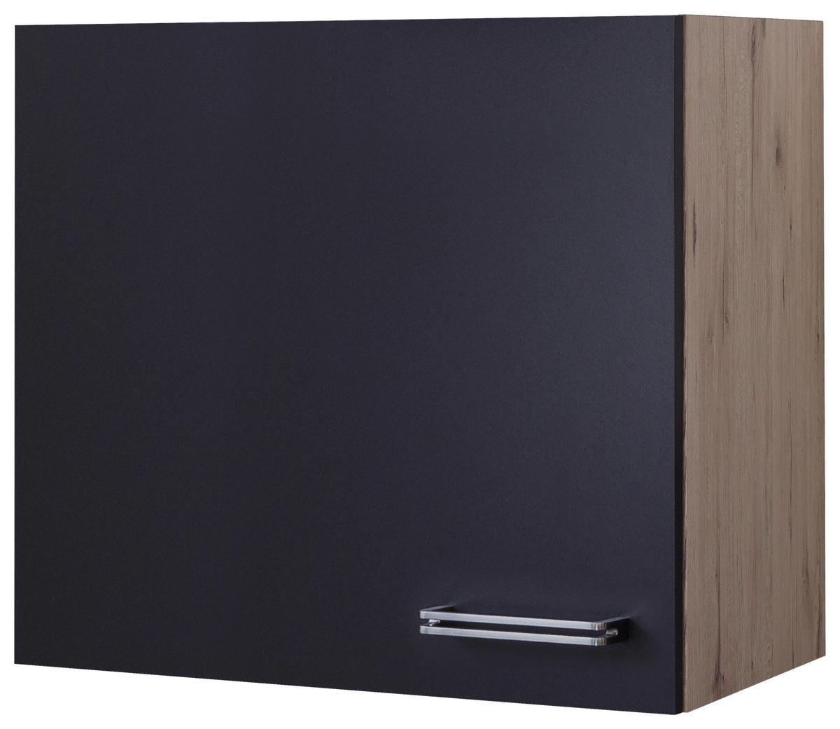 Hängeschrank Elva anthrazit strukturiert B/H/T: ca. 60x54,8x32 cm Elva - Eiche/anthrazit (60,00/54,80/32,00cm) - Flex-Well