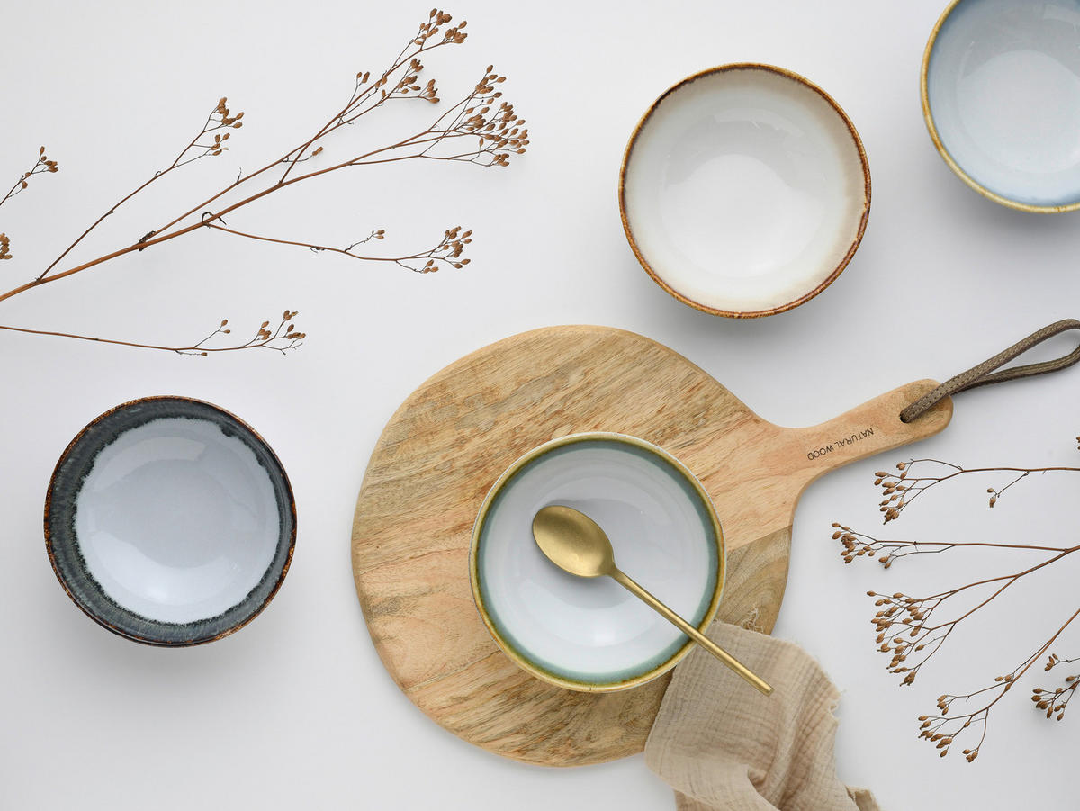 CreaTable Müslischalenset Cascade Bowls Mix Smoothie bunt Steinzeug Cascade Bowls Mix Smoothie - bunt - CreaTable