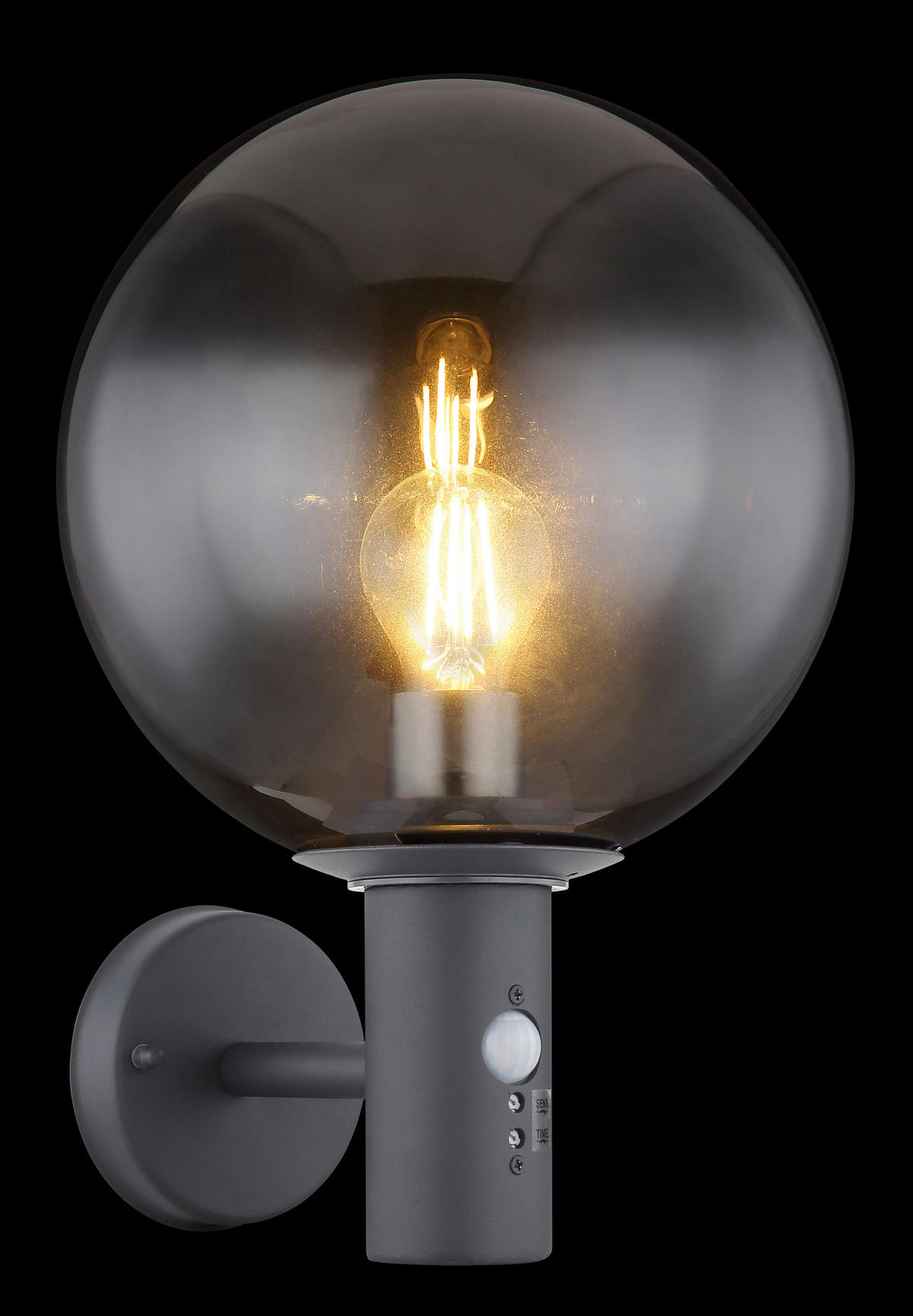 LED-Außenleuchte anthrazit B/H/D: ca. 25x37x25 cm HEDWIG - anthrazit (25,00/37,00cm) - GLOBO