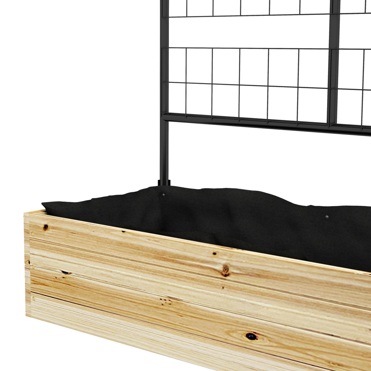 Outsunny Gartenbeet natur Polypropylen B/H/L: ca. 38x80x145 cm Gartenbeet - natur (145,00/38,00/80,00cm) - Outsunny