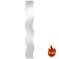 Wandspiegel Wave grau B/H/S: ca. 24x150x0,3 cm Wave - grau (24,00/150,00cm)