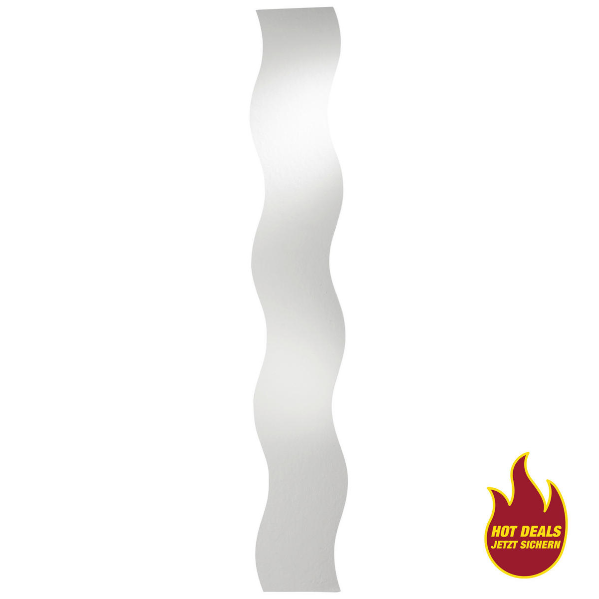 Wandspiegel Wave grau B/H/S: ca. 24x150x0,3 cm Wave - grau (24,00/150,00cm)