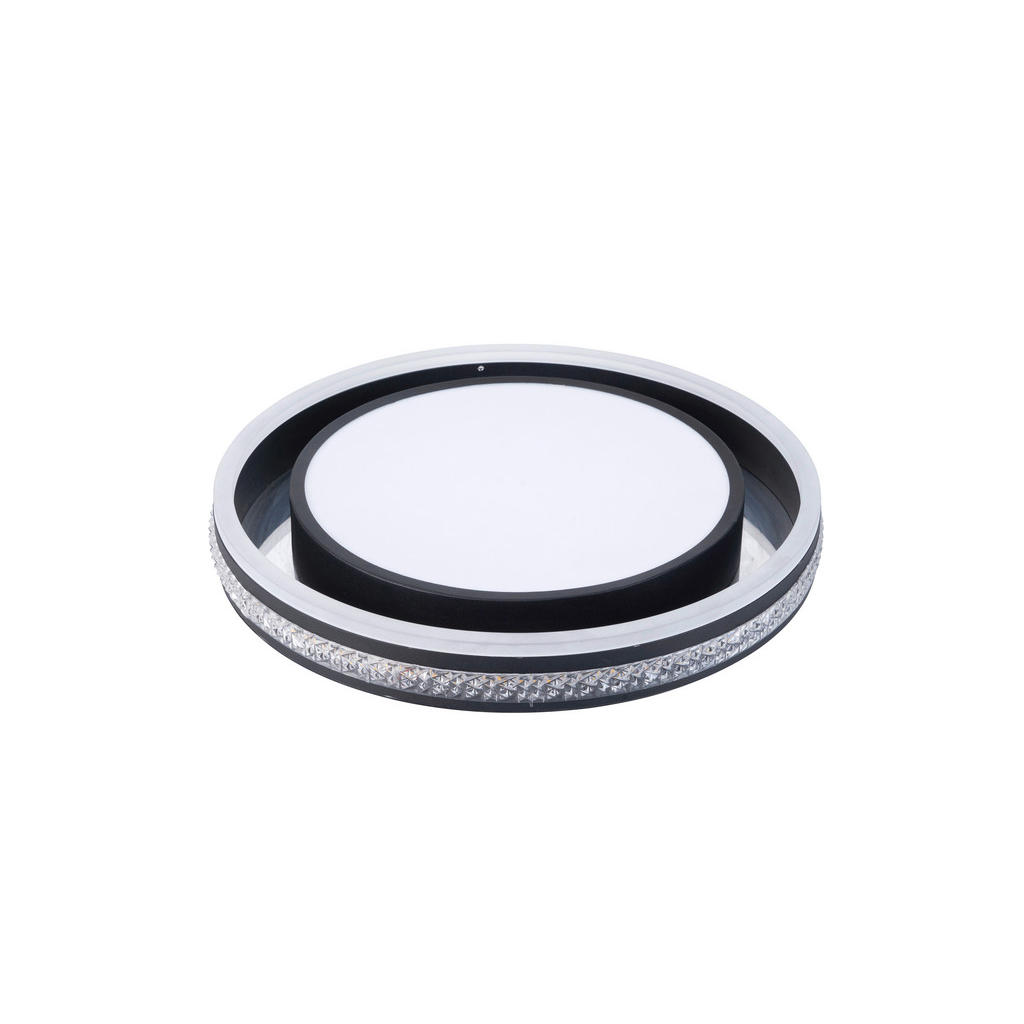 Thumbnail - Deckenleuchte schwarz Metall B/H/L: ca. 11x42x42 cm