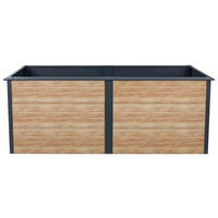 Westmann Hochbeet Primus-Multi XL anthrazit Metall B/H/T: ca. 200x77x100 cm Primus-Multi XL - natur/anthrazit (200,00/77,00/100,00cm) - Westmann
