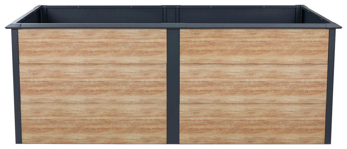 Westmann Hochbeet Primus-Multi XL anthrazit Metall B/H/T: ca. 200x77x100 cm Primus-Multi XL - natur/anthrazit (200,00/77,00/100,00cm) - Westmann