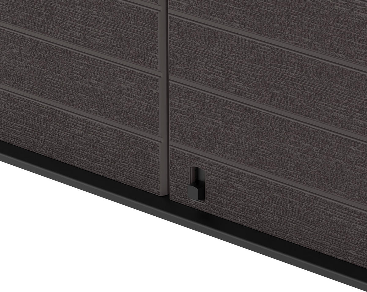 VCM Mülltonnenbox 2er StoreAway braun Kunststoff B/H/L: ca. 145x125x83 cm StoreAway - braun (83,00/145,00/125,00cm) - VCM