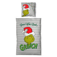 Microfaser Bettwäsche Grinch Grinch - grün (135,00/200,00cm)