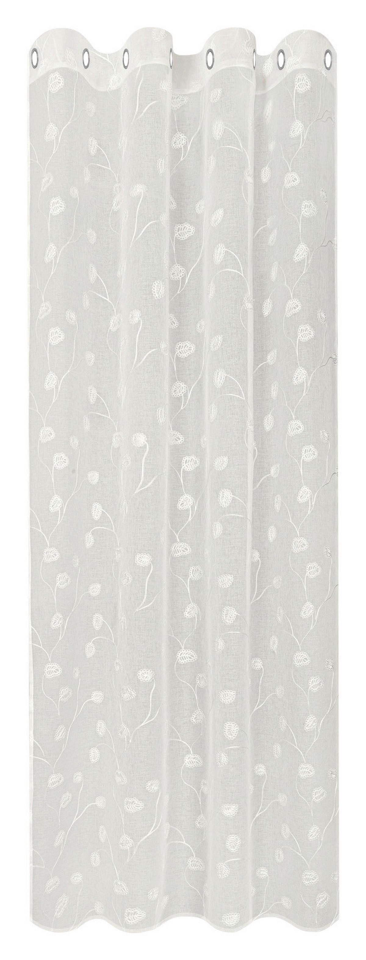 Ösenschal Blätter natur B/L: ca. 140x245 cm Blätter - natur (140,00/245,00cm) - Happy Home