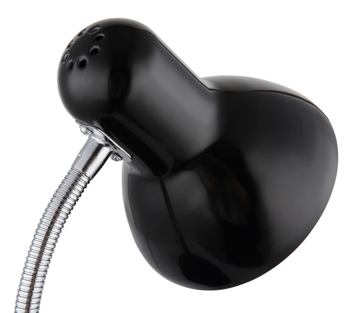 GLOBO Tischleuchte schwarz Kunststoff Metall B/H/L: ca. 15x20,5x15 cm E27 1 Brennstellen Tischleuchte-Basic - schwarz (15,00/15,00/20,50cm) - GLOBO