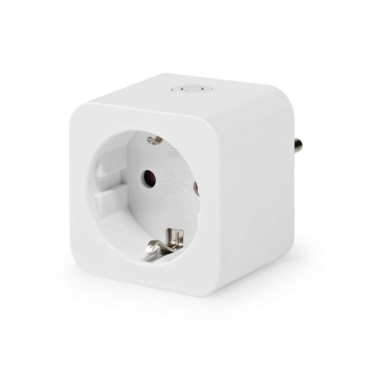 Nedis Smart-Stecker weiß Kunststoff B/H/L: ca. 5,47x8,25x5,47 cm SmartLife - weiß (5,47/5,47/8,25cm) - Nedis