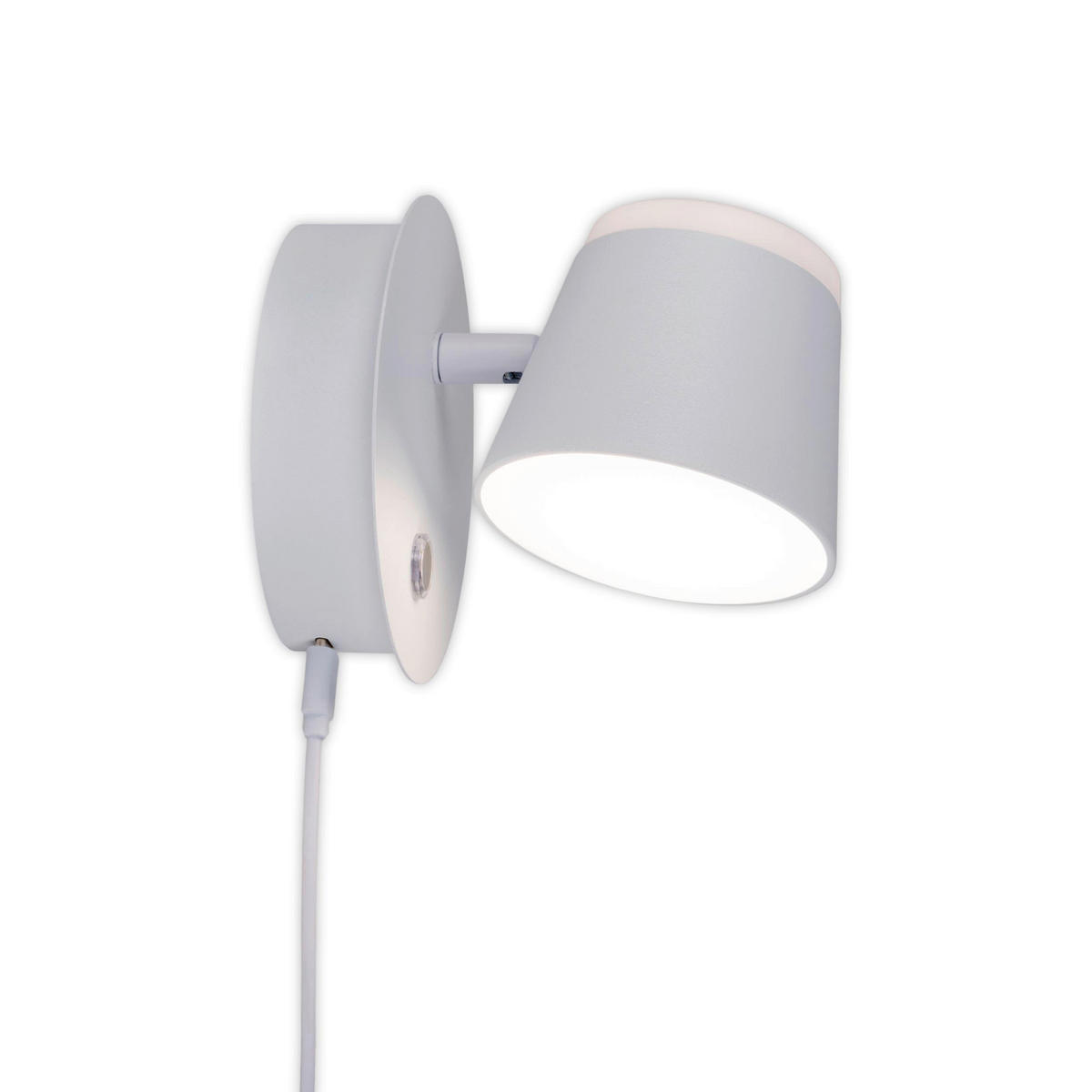 Näve Leuchten LED-Wandleuchte weiß Metall Kunststoff B/H/T: ca. 12x12x14,5 cm TONDO - weiß (12,00/12,00/14,50cm) - Näve Leuchten