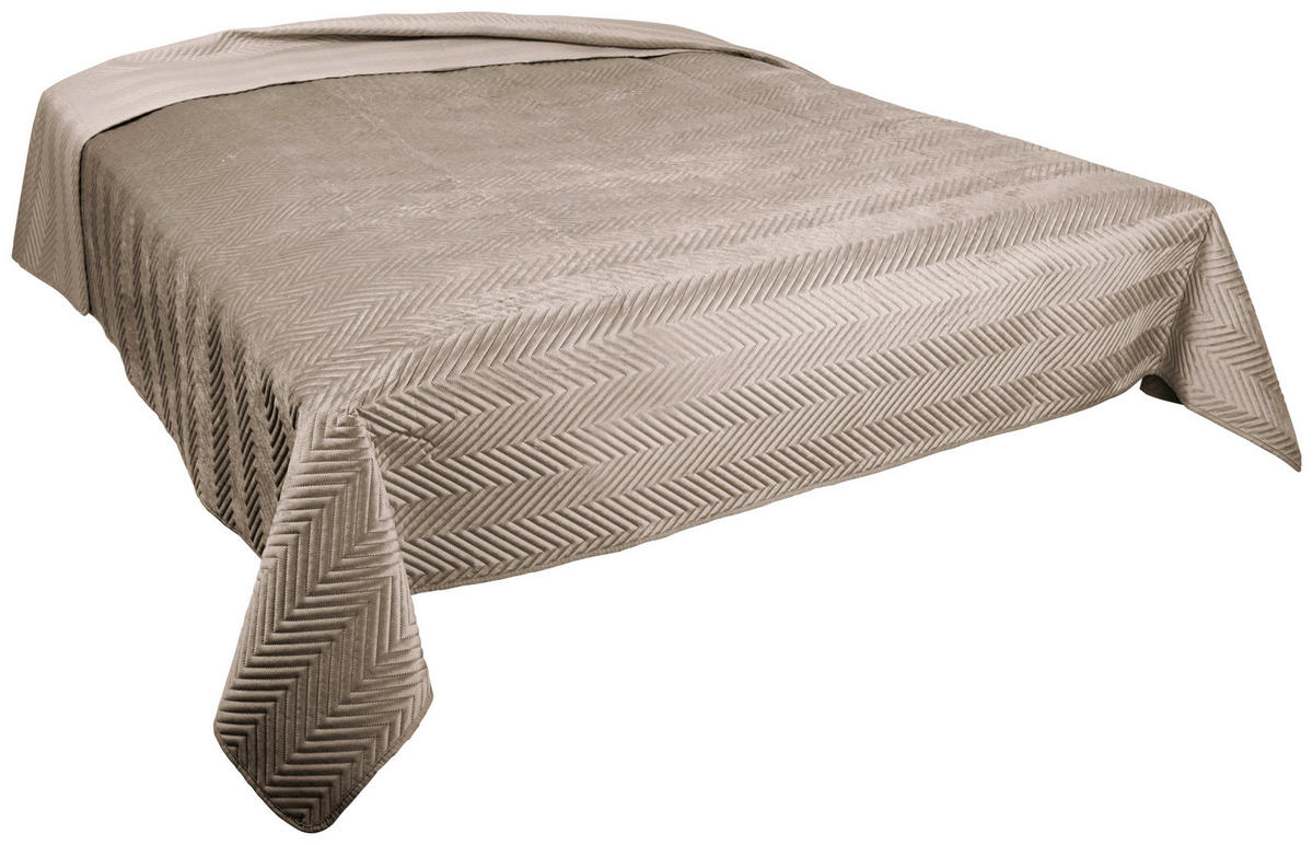 Tagesdecke Tagesdecke_Malmö 220x240cm kitt - kitt (220,00/240,00cm)