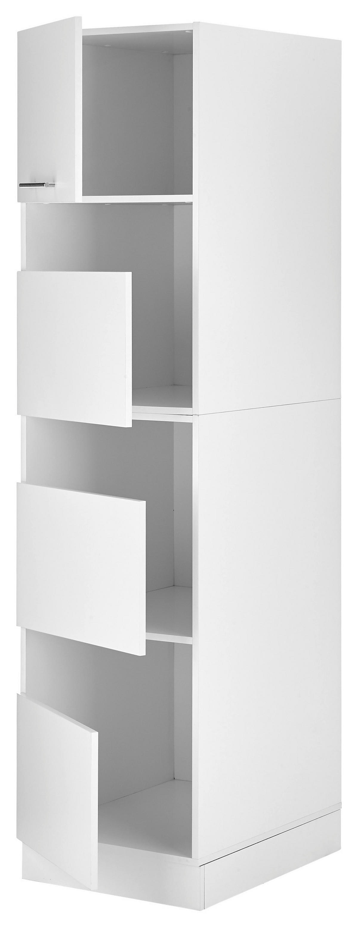 Respekta Wäscheschrank Clara weiß matt B/H/T: ca. 50x200x67,6 cm Clara - weiß (50,00/200,00/67,60cm) - Respekta