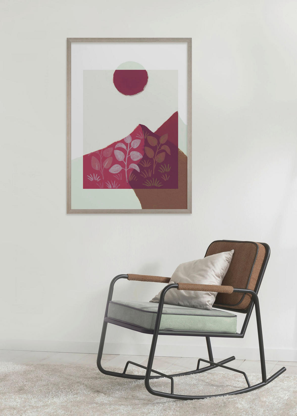 Komar Poster Plant a Garden Abstrakt B/L: ca. 30x40 cm Plant a Garden - (30,00/40,00cm) - Komar
