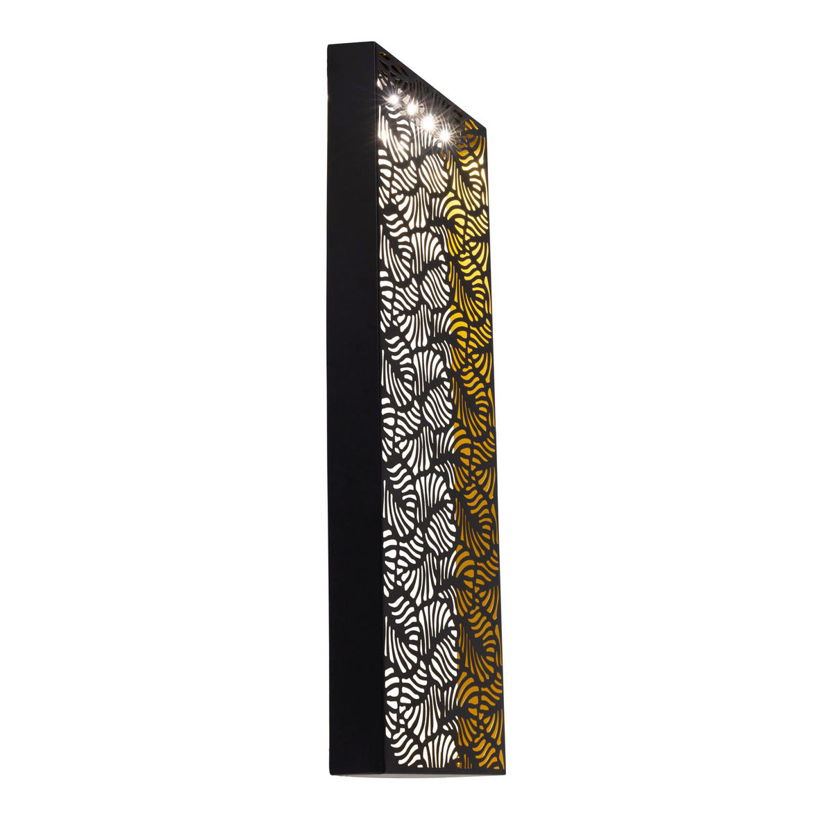 Solarleuchte 5312722 schwarz Kunststoff Metall B/H/T: ca. 4,6x61,7x20 cm Ima - schwarz (4,60/61,70/20,00cm) - Näve Leuchten