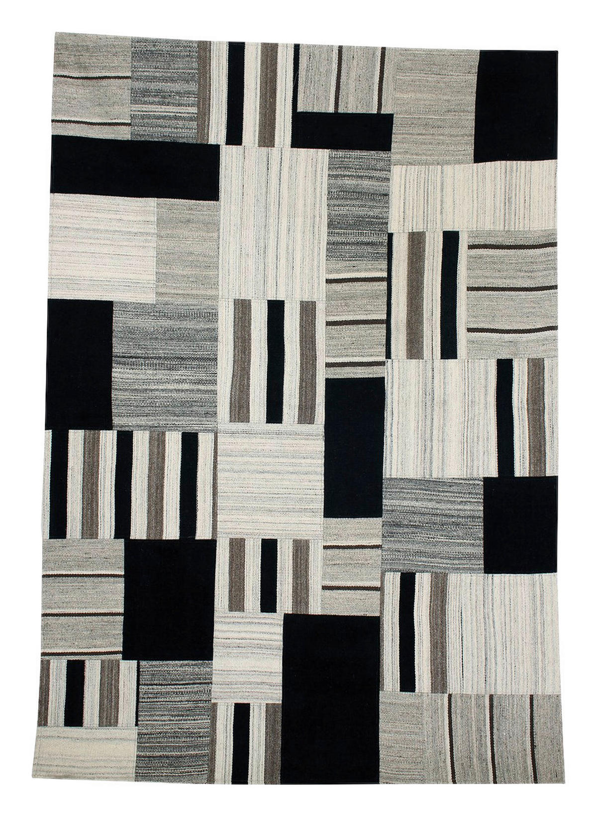 Kayoom Kurzflorteppich Radical 320 grau B/L: ca. 160x230 cm Radical 320 - mehrfarbig/grau (160,00/230,00cm) - Kayoom