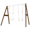 AXI Schaukel 4in1 SportsFun braun B/H/L: ca. 254x207x160 cm SportsFun - braun/weiß (160,00/254,00/207,00cm) - AXI