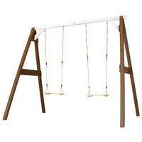 AXI Schaukel 4in1 SportsFun braun B/H/L: ca. 254x207x160 cm SportsFun - braun/weiß (160,00/254,00/207,00cm) - AXI